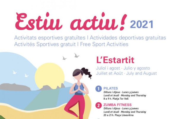Active summer! Sports activities July and August in l’Estartit – Juli 2021